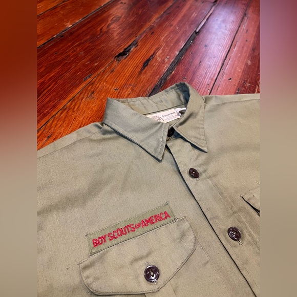 70’s Boy Scouts Dress Shirt - Picture 2 of 4